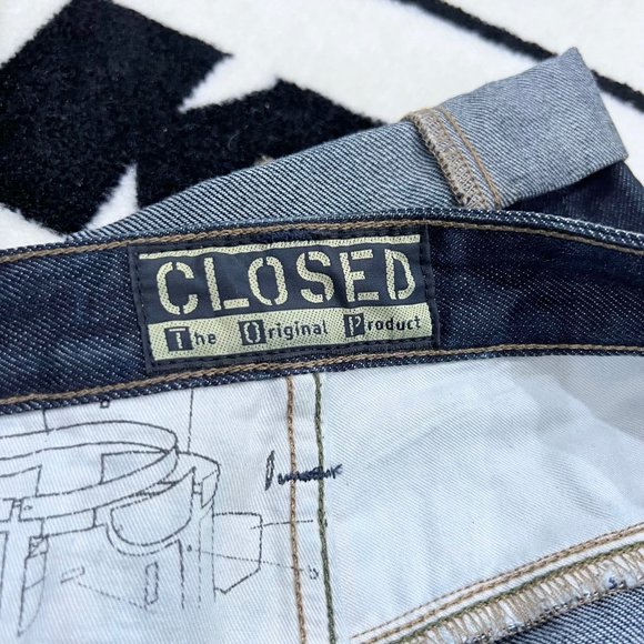 CLOSED Made in Italy Distressed REDDING Denim Jeans Slim Pants - Picture 11 of 14